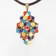 Symphony - Xochitl Rhombus S-Chocolate Suedine - 2